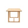 Cadoc Natural Oak Fixed Dining Table Cadoc Natural Oak Fixed Dining Table