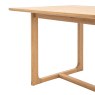 Cadoc Natural Oak Fixed Dining Table Cadoc Natural Oak Fixed Dining Table