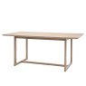 Cadoc Smoked Oak Fixed Dining Table Cadoc Smoked Oak Fixed Dining Table