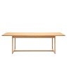 Cadoc Natural Oak Extending Dining Table