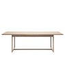 Cadoc Smoked Oak Extending Dining Table