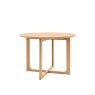 Cadoc Natural Oak Round Dining Table Cadoc Natural Oak Round Dining Table