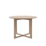 Cadoc Smoked Oak Round Dining Table Cadoc Smoked Oak Round Dining Table