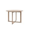 Cadoc Smoked Oak Round Dining Table Cadoc Smoked Oak Round Dining Table