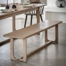 Cadoc Smoked Oak Dining Bench Cadoc Smoked Oak Dining Bench