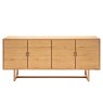 Cadoc Natural Oak 4 Door Sideboard Cadoc Natural Oak 4 Door Sideboard