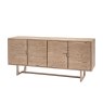 Cadoc Smoked Oak 4 Door Sideboard Cadoc Smoked Oak 4 Door Sideboard