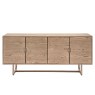 Cadoc Smoked Oak 4 Door Sideboard