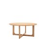 Cadoc Natural Oak Round Coffee Table Cadoc Natural Oak Round Coffee Table