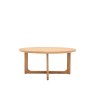 Cadoc Natural Oak Round Coffee Table