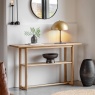 Cadoc Natural Oak Console Table Cadoc Natural Oak Console Table