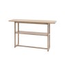 Cadoc Smoked Oak Console Table Cadoc Smoked Oak Console Table