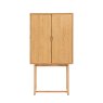 Cadoc Natural Oak Cocktail Cabinet