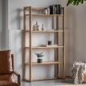 Cadoc Natural Oak Tall Open Display Unit Cadoc Natural Oak Tall Open Display Unit