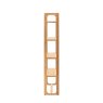 Cadoc Natural Oak Tall Open Display Unit Cadoc Natural Oak Tall Open Display Unit