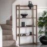 Cadoc Smoked Oak Tall Open Display Unit Cadoc Smoked Oak Tall Open Display Unit