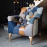 Barmouth Club Armchair in Patchwork