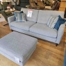 Showroom Clearance: Vincenzo 205cm Sofa, Chair & Footstool Showroom Clearance: Vincenzo 205cm Sofa, Chair & Footstool