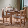 Ethan Oak Round Extending Dining Table Ethan Oak Round Extending Dining Table