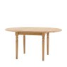 Ethan Oak Round Extending Dining Table Ethan Oak Round Extending Dining Table