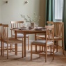 Ethan Oak Round Extending Dining Table Ethan Oak Round Extending Dining Table