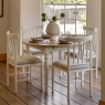Ethan White Round Extending Dining Table Ethan White Round Extending Dining Table