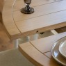 Ethan White Round Extending Dining Table Ethan White Round Extending Dining Table