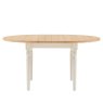 Ethan White Round Extending Dining Table