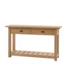 Ethan Oak 2 Drawer Console Table Ethan Oak 2 Drawer Console Table