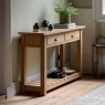 Ethan Oak 2 Drawer Console Table Ethan Oak 2 Drawer Console Table