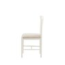 Ethan White Dining Chair with Upholstered Seat (Pair of 2) Ethan White Dining Chair with Upholstered Seat (Pair of 2)