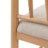 Ethan Oak Dining Chair with Upholstered Seat (Pair of 2) Ethan Oak Dining Chair with Upholstered Seat (Pair of 2)