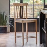 Ethan Oak Counter Stool with Woven Seat Ethan Oak Counter Stool with Woven Seat
