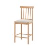 Ethan Oak Counter Stool with Upholstered Seat Ethan Oak Counter Stool with Upholstered Seat