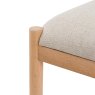 Ethan Oak Counter Stool with Upholstered Seat Ethan Oak Counter Stool with Upholstered Seat