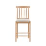 Ethan Oak Counter Stool with Upholstered Seat Ethan Oak Counter Stool with Upholstered Seat