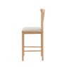 Ethan Oak Counter Stool with Upholstered Seat Ethan Oak Counter Stool with Upholstered Seat
