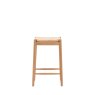 Ethan Oak Stool with Woven Seat Ethan Oak Stool with Woven Seat