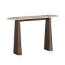 Carmel Console Table with Travertine Top Carmel Console Table with Travertine Top