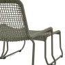 Siderno Lounge Chair with Footstool in Green Siderno Lounge Chair with Footstool in Green