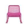 Siderno Lounge Chair with Footstool in Pink Siderno Lounge Chair with Footstool in Pink