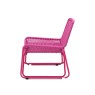 Siderno Lounge Chair with Footstool in Pink Siderno Lounge Chair with Footstool in Pink