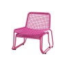 Siderno Lounge Chair with Footstool in Pink Siderno Lounge Chair with Footstool in Pink