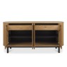 Nielsen Rustic Oak Wide Sideboard Nielsen Rustic Oak Wide Sideboard