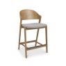 Nielsen Rustic Oak Grey Bar Stool