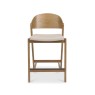 Nielsen Rustic Oak Ivory Bar Stool Nielsen Rustic Oak Ivory Bar Stool