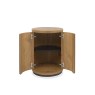 Nielsen Rustic Oak Round Lamp Table Nielsen Rustic Oak Round Lamp Table