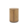 Nielsen Rustic Oak Round Lamp Table Nielsen Rustic Oak Round Lamp Table