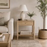 Rushworth Oak 1 Drawer Side Table Rushworth Oak 1 Drawer Side Table