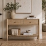 Rushworth Oak Two Drawer Console Table Rushworth Oak Two Drawer Console Table
